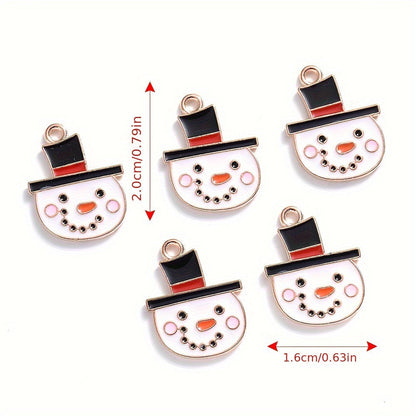 Mixed Metal Christmas Pendants