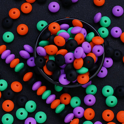 Silicone Abacus Spacer Beads
