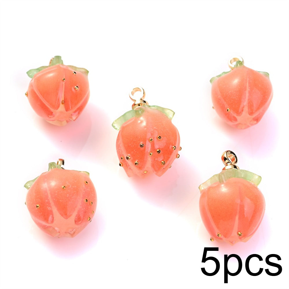 Acrylic Flower Bud Charms