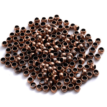 Copper Ball Crimp Beads