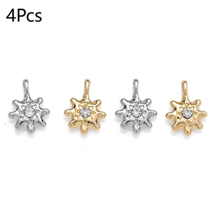 Sun and Moon Alloy Pendants