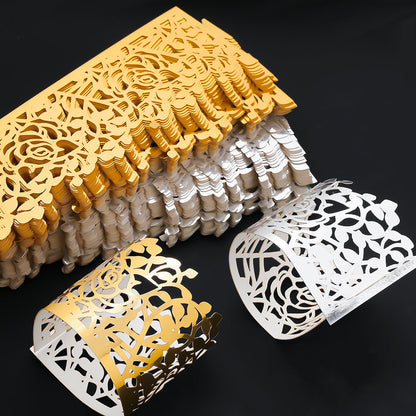 Hollow Pattern Napkin Rings
