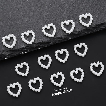 Love Acrylic Pearl Beads