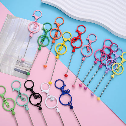 10-Piece Beadable Keychain Bar & Pouch Set