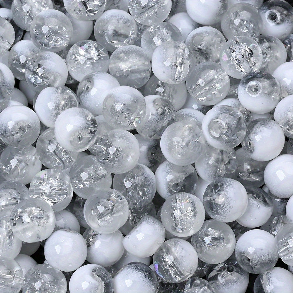 Milk Cap Glass Beads