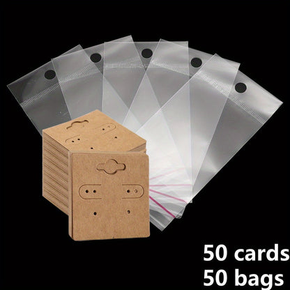 Simple Earring Display Bags