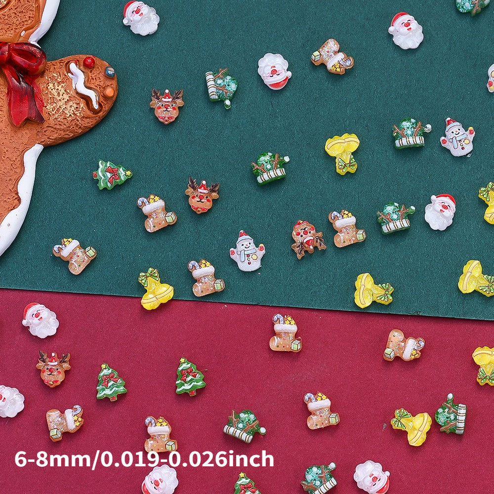 Christmas Resin Flatback Embellishments