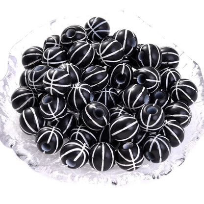50pcs 39 Styles Mixed Sports Ball Beads