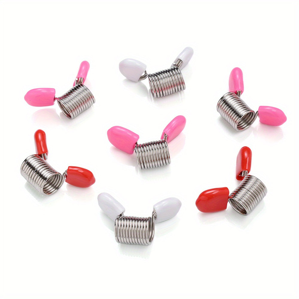 6-Piece 2-Size Bead Stopper & Jewelry Wire Clamps
