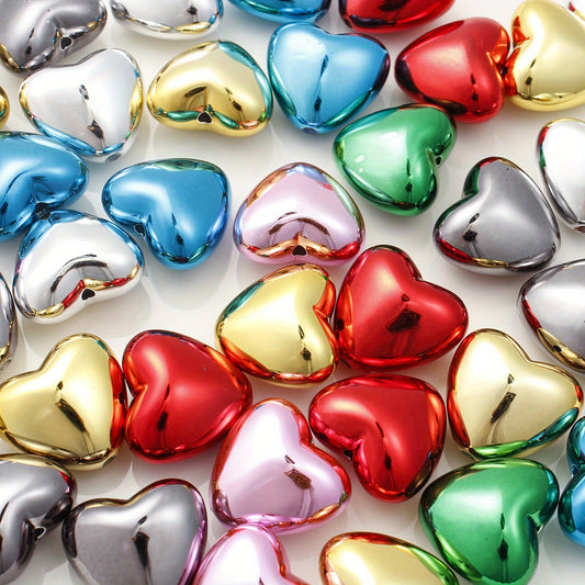 Heart Acrylic Beads