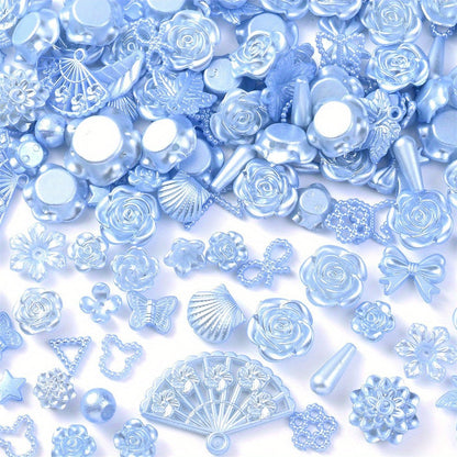 8-40 mm Acrylic Butterfly, Flower, Moon & Star Bead Assortment