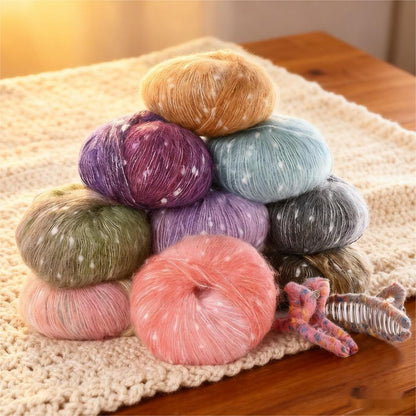140g Winter Cozy Mohair-Style Yarn Set