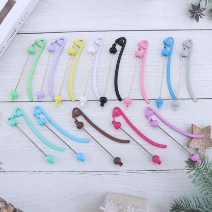 12-Piece Random Mixed Beadable Bookmark Set