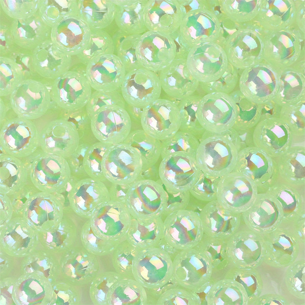 Colorful Clear Acrylic Beads