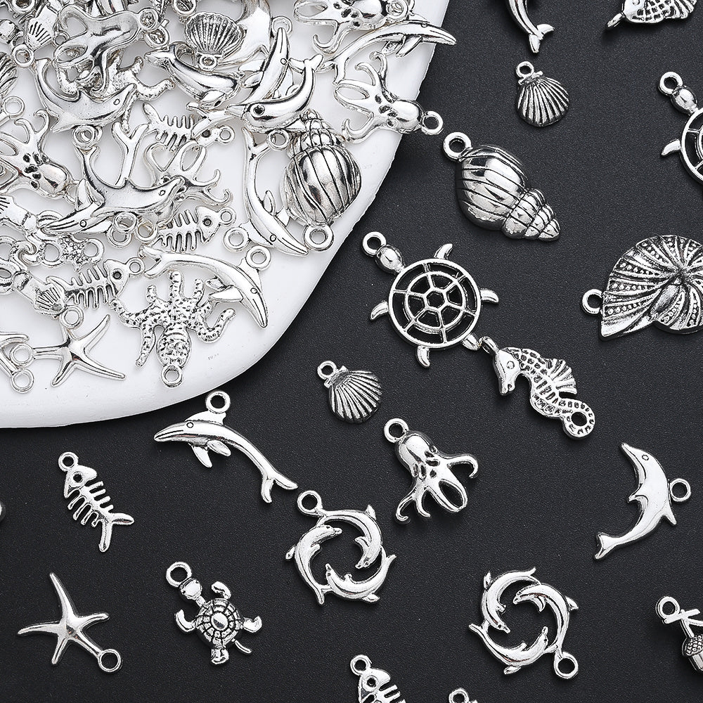 Sea Life Alloy Pendants