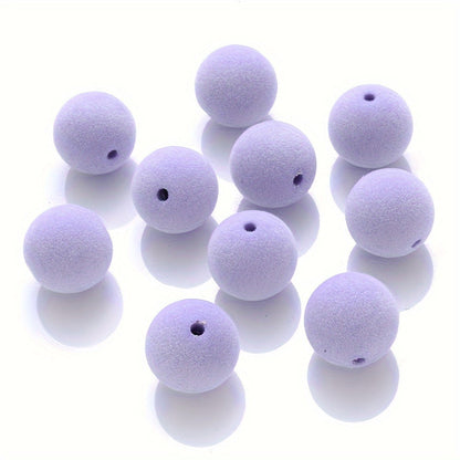 Fleece Pompom Acrylic Beads