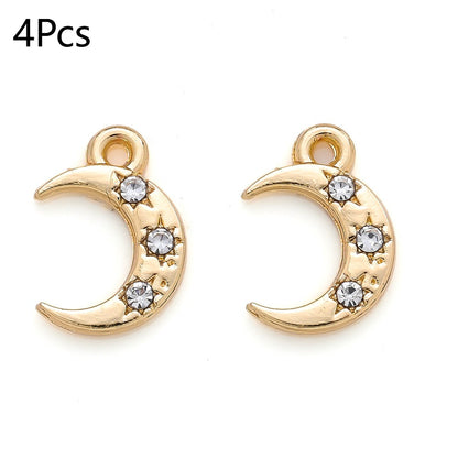 Sun and Moon Alloy Pendants