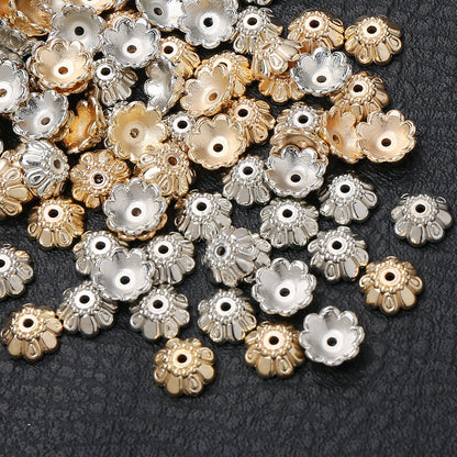 Tulip Pattern Plastic Beads