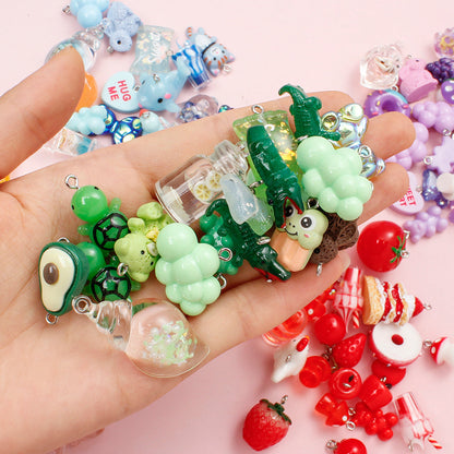 Y2K Resin Flower & Charm Beads