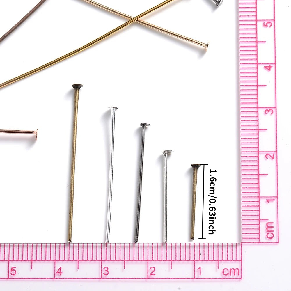 Metal Flat Head Pins