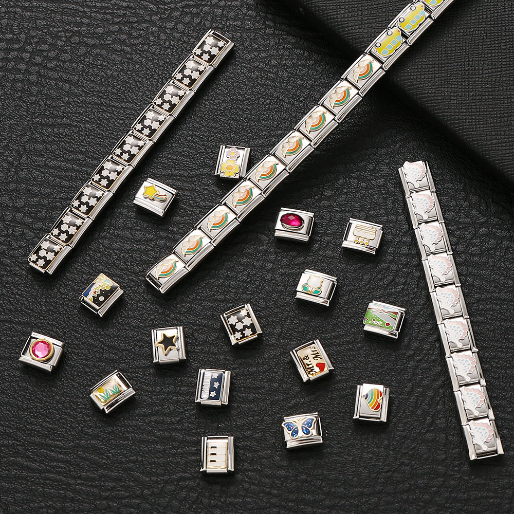 9x10 mm Stainless Steel Modular Charm Link