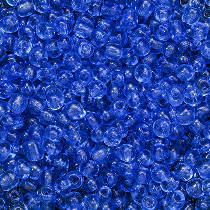 210PCS 4mm Clear Round Glass Spacer Beads