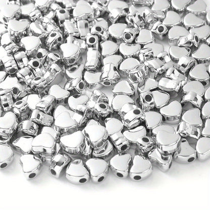 Gold & Silver Love CCB Beads