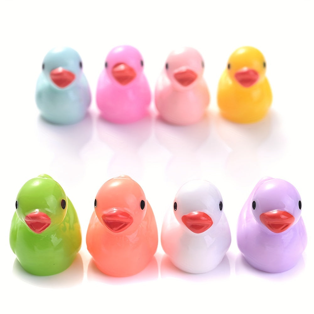 Solid Color Duck Resin Beads