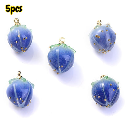 Acrylic Flower Bud Charms