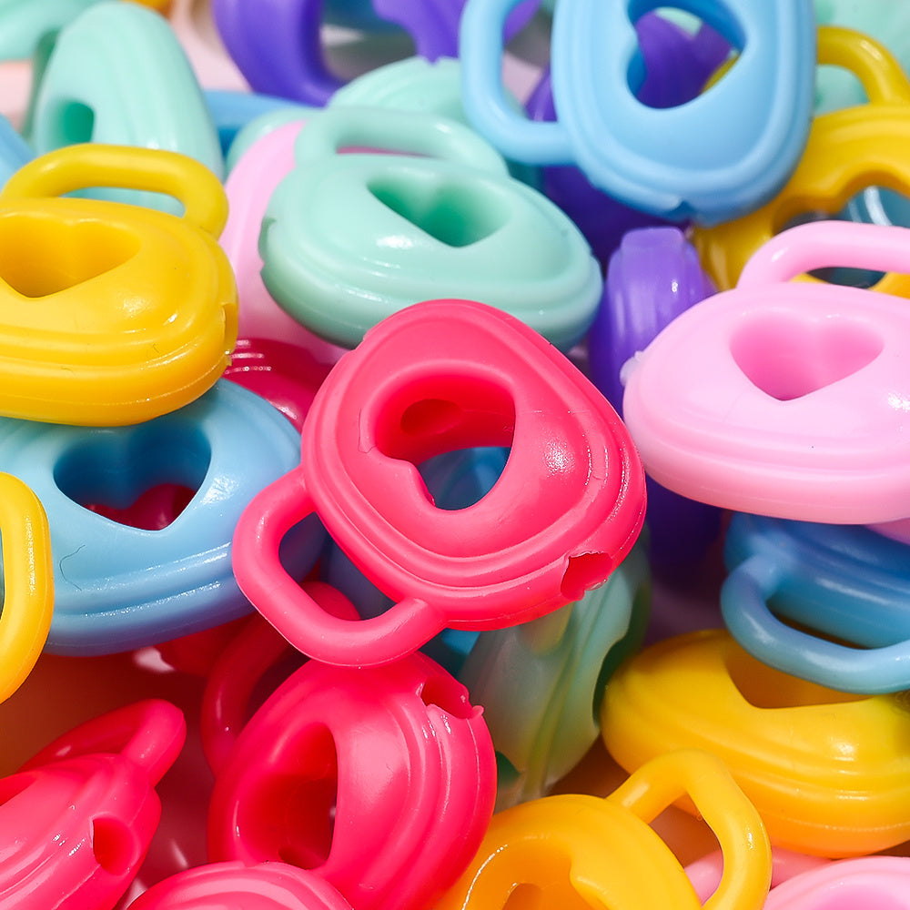 Silicone Love Lock Beads