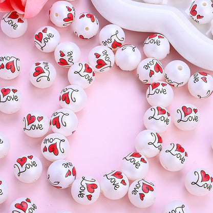 Acrylic LOVE Letter Beads