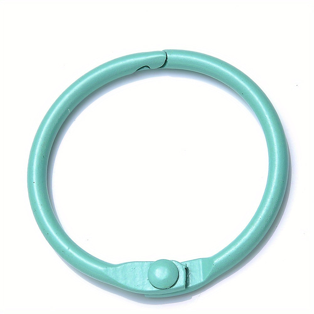 Colorful Alloy O-Ring Spring Clasps