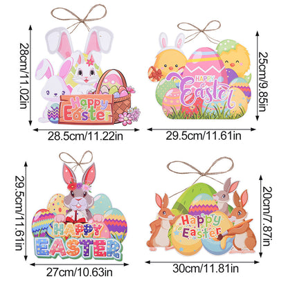 Easter Paper Door Hanging Decorations