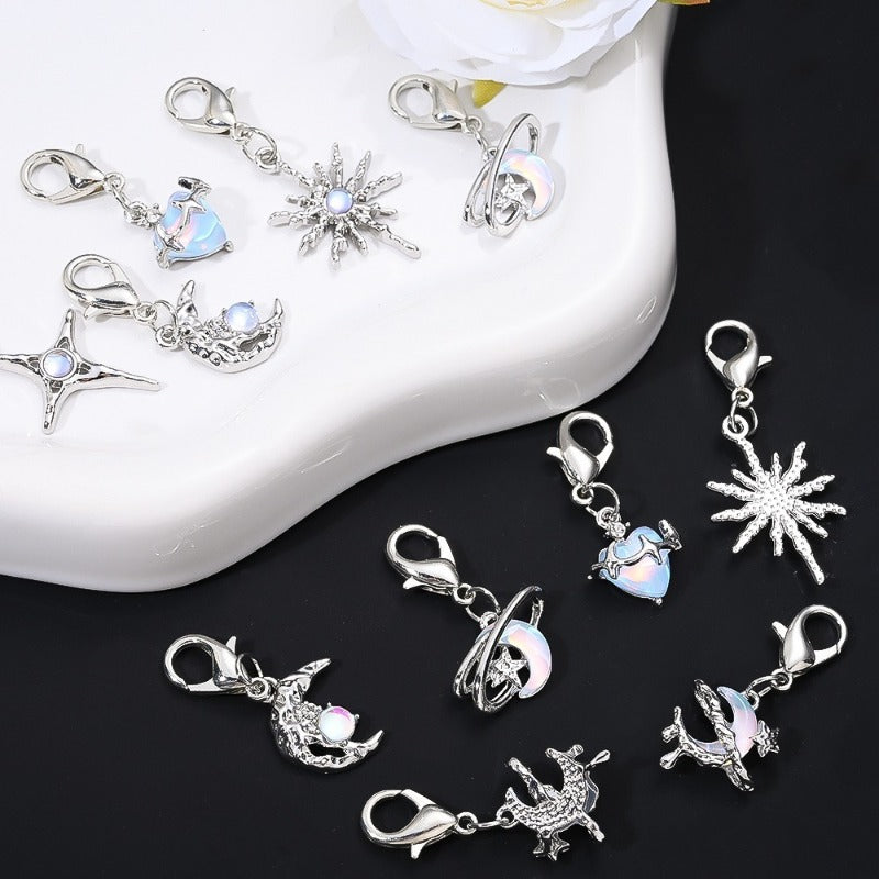 Moon Star Heart Alloy Charms