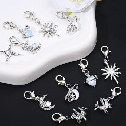 Moon Star Heart Alloy Charms