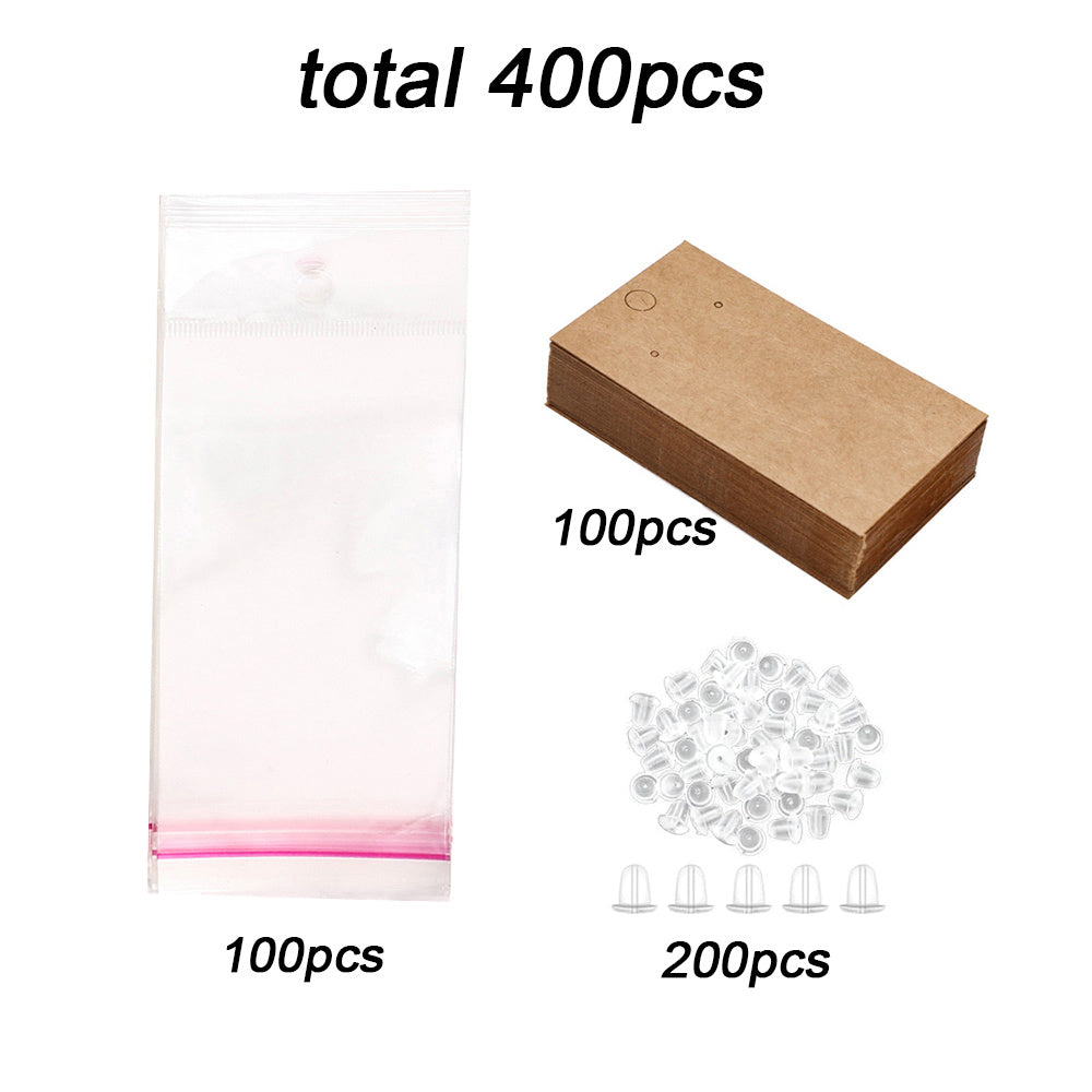 400-Piece Earring Packaging Set