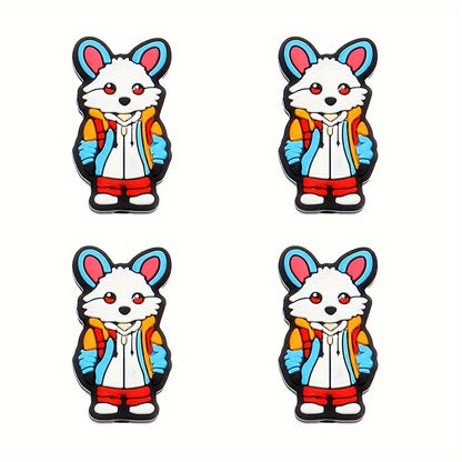 Silicone Owl and Fox Focus Spacer Beads
