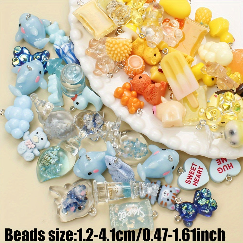 Y2K Resin Flower & Charm Beads