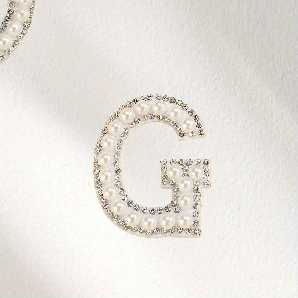 Alphabet Flatback Decorative Bead