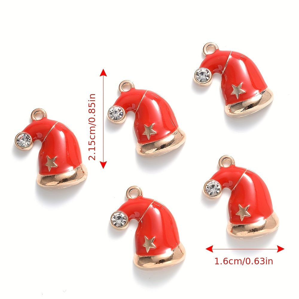 Mixed Metal Christmas Pendants
