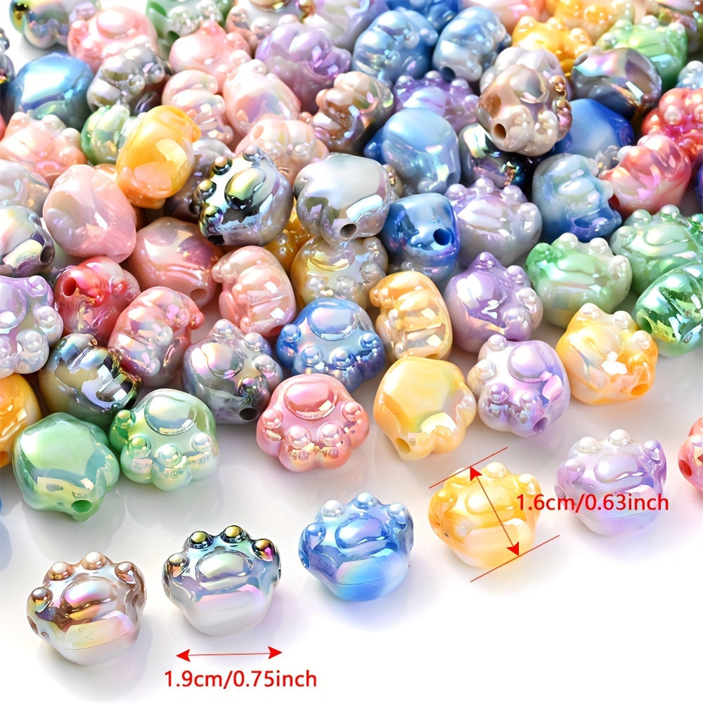 10PCS 16×19mm Bear Claw Acrylic Bead Set