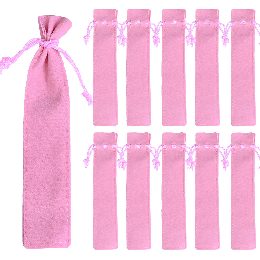 17.5x3.5 cm Flannel Pencil Storage Bags
