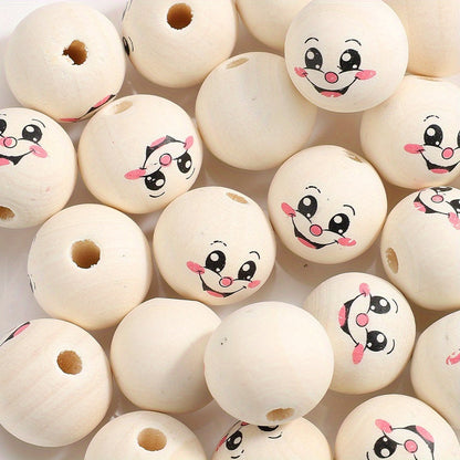 Expression Wooden Spacer Beads