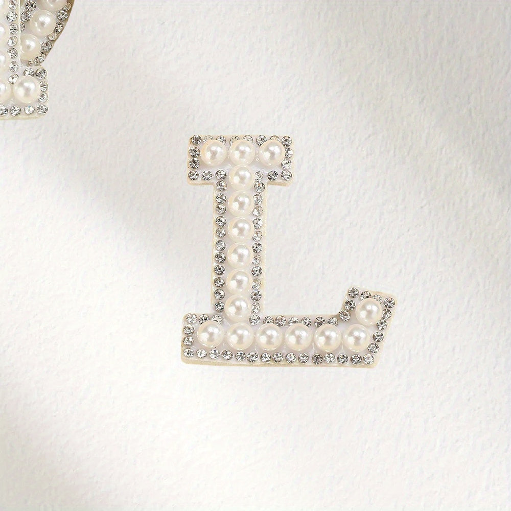 Alphabet Flatback Decorative Bead