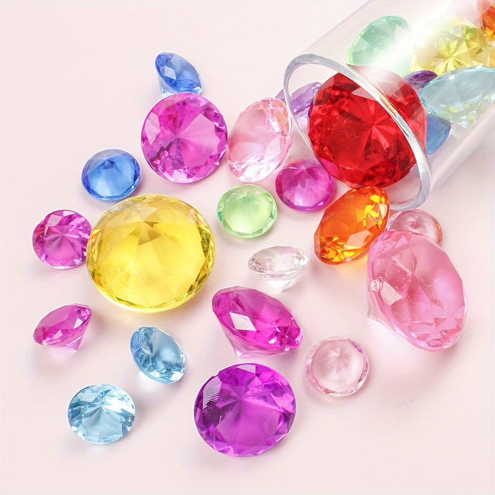 Shiny Acrylic Diamond Beads