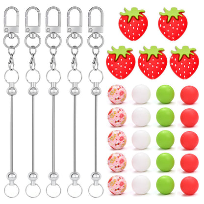 Strawberry Theme Keychain Making Kit