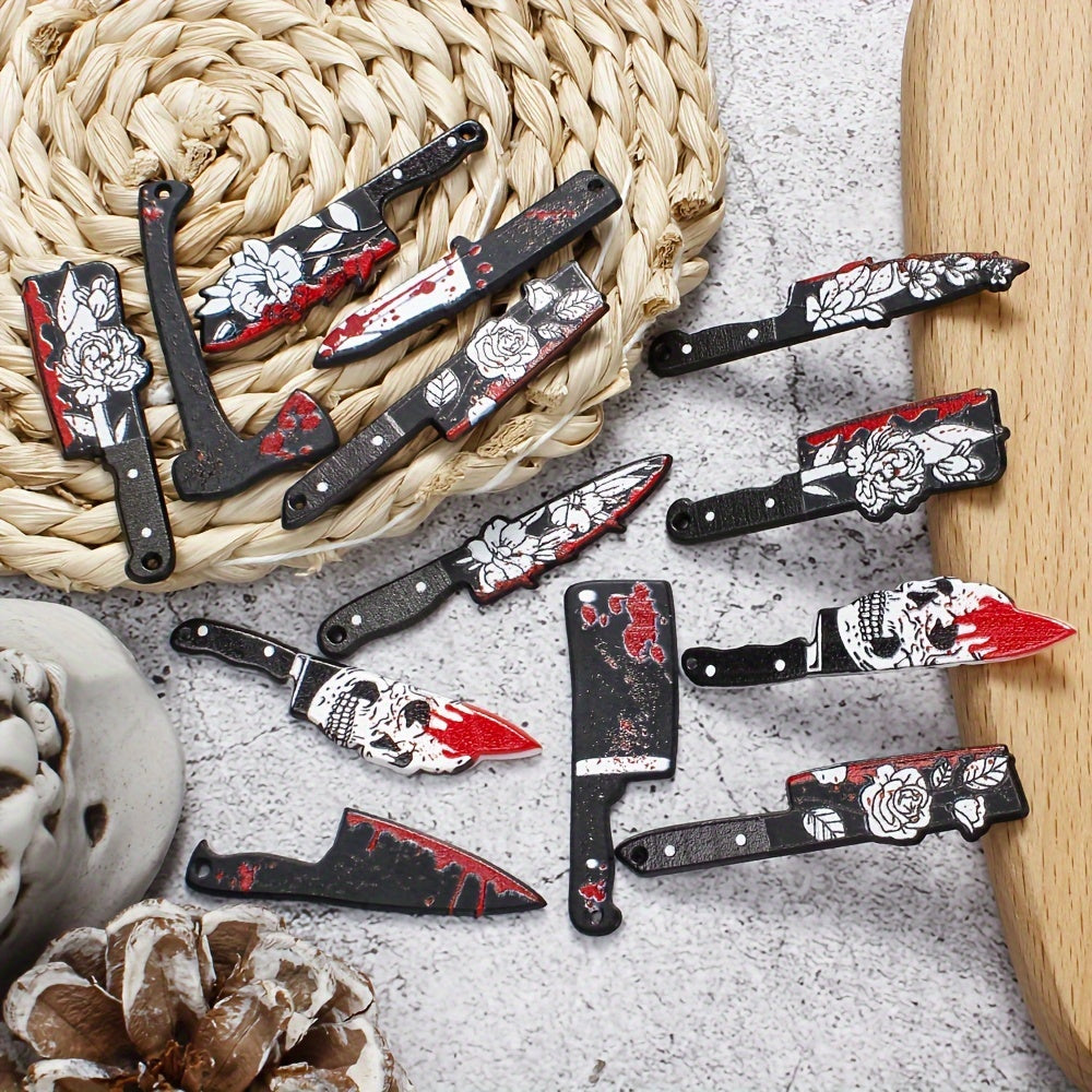 Horror Bloody Style Acrylic Beads