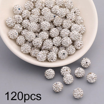 Rhinestone Spacer Beads Set