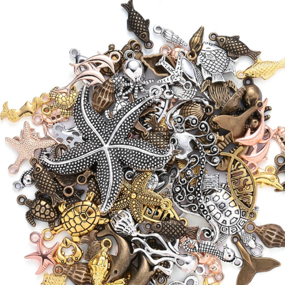 Vintage Ocean Alloy Pendants