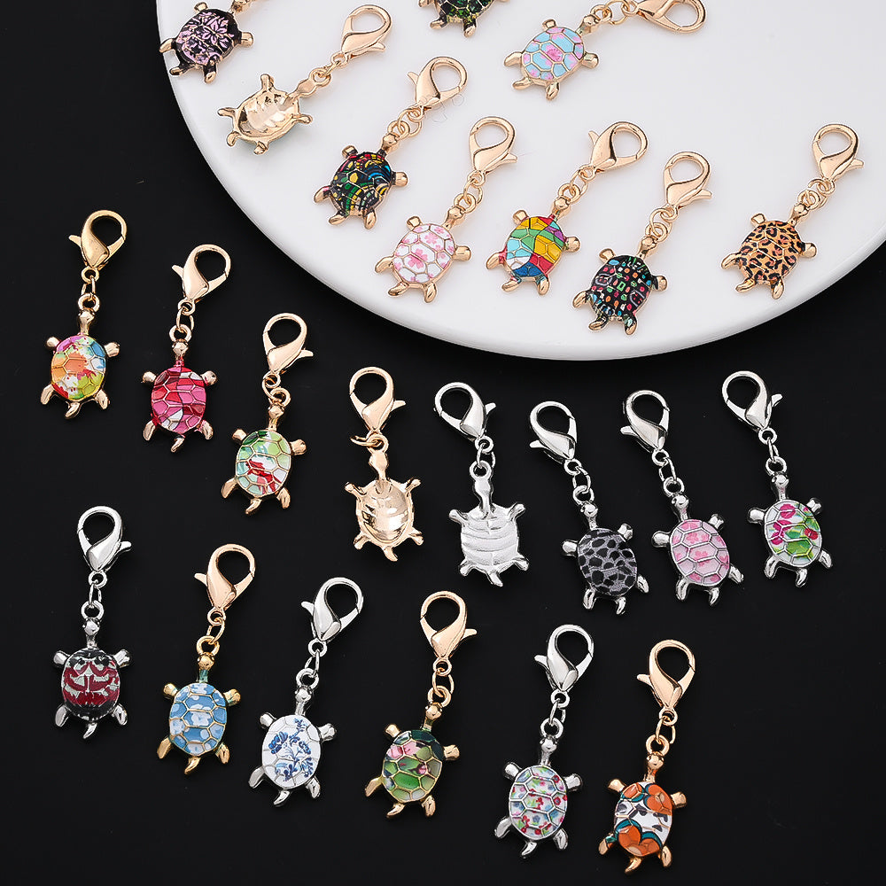 Turtle Keychain Zinc Alloy Charms